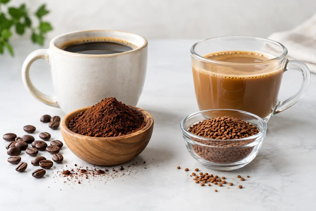 Ground Coffee Versus Instant Coffee Compared