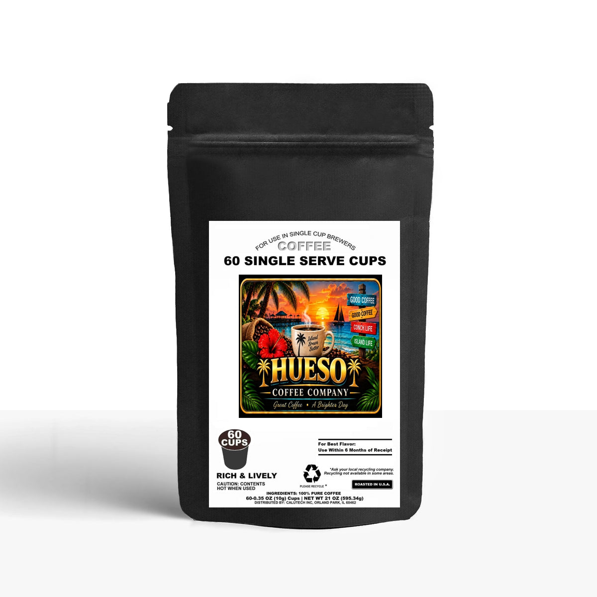 60 Pack Single Serve Coffee Capsules